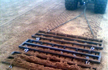 Adjustable Tine Drag Harrow