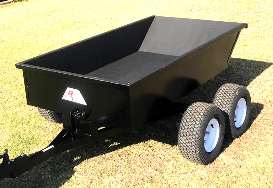 Tandem Axel Steel Dump Cart